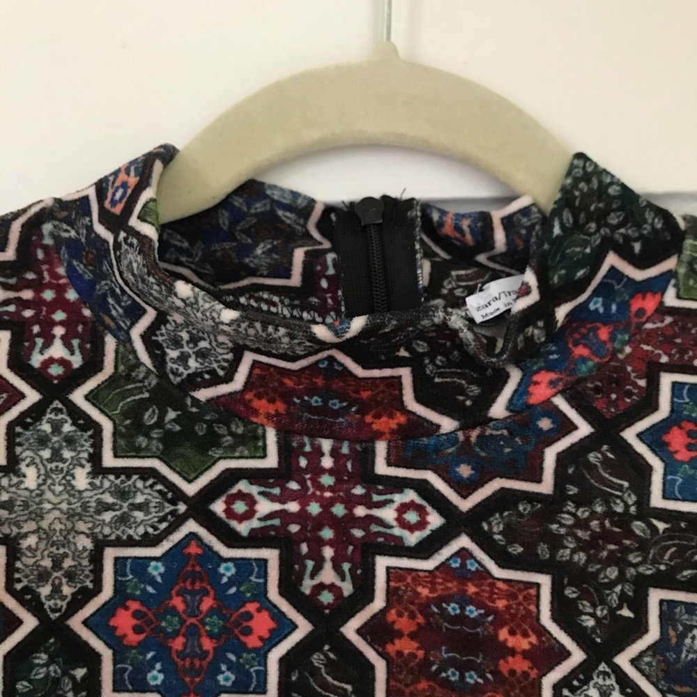 ZARA MOSAIC DRESS - Picture 6 of 8
